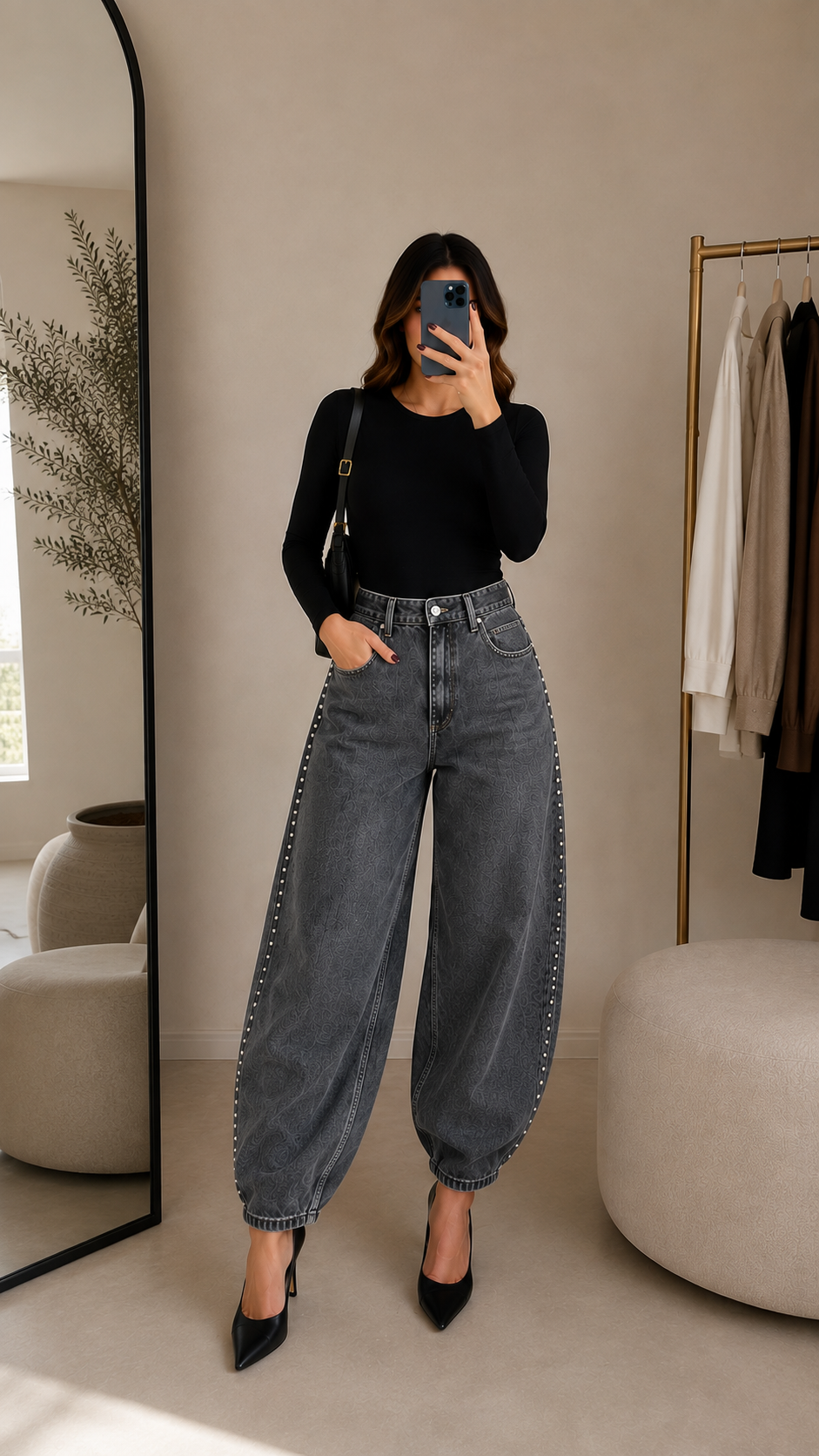 Jeans Stella con Tachas